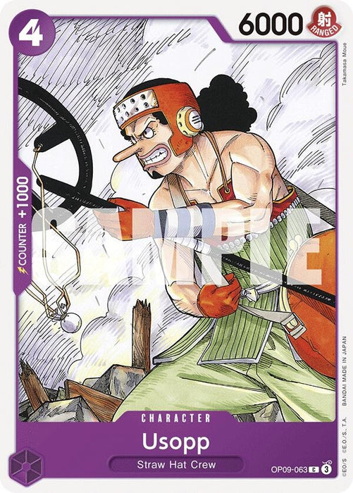 Image for Usopp (063) (OP09-063) [Emperors in the New World] - One Piece Card Game