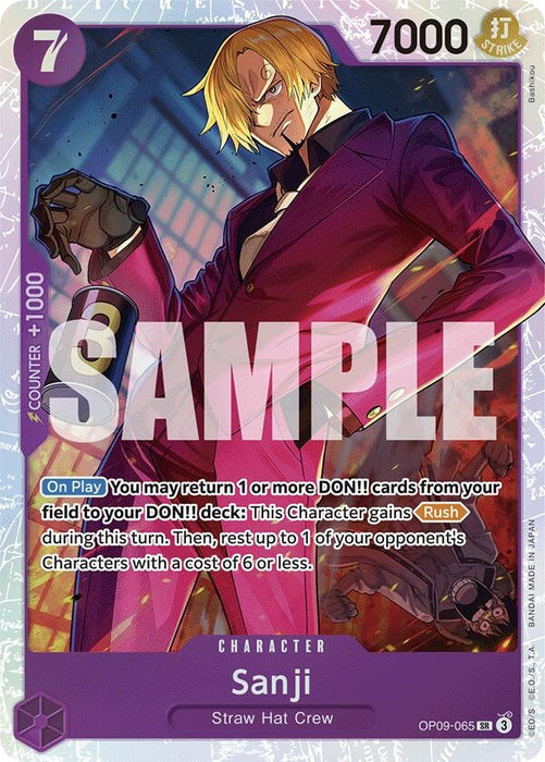 Image for Sanji (065) (OP09-065) (Foil) [Emperors in the New World] - One Piece Card Game