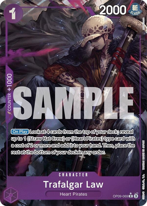 Image for Trafalgar Law (069) (Parallel) (OP09-069) (Foil) [Emperors in the New World] - One Piece Card Game