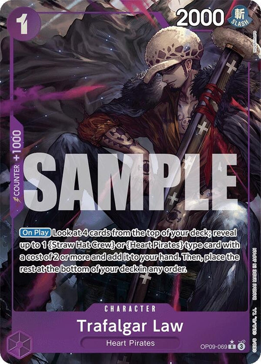 Image for Trafalgar Law (069) (Parallel) (OP09-069) (Foil) [Emperors in the New World] - One Piece Card Game