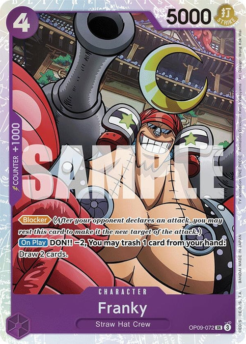 Image for Franky (OP09-072) (Foil) [Emperors in the New World] - One Piece Card Game