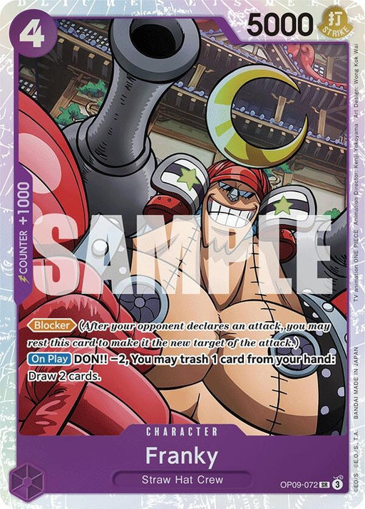 Image for Franky (OP09-072) (Foil) [Emperors in the New World] - One Piece Card Game