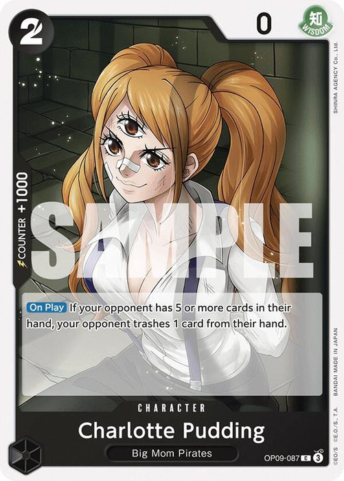 Image for Charlotte Pudding (OP09-087) [Emperors in the New World] - One Piece Card Game
