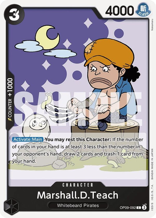 Image for Marshall.D.Teach (092) (OP09-092) [Emperors in the New World] - One Piece Card Game