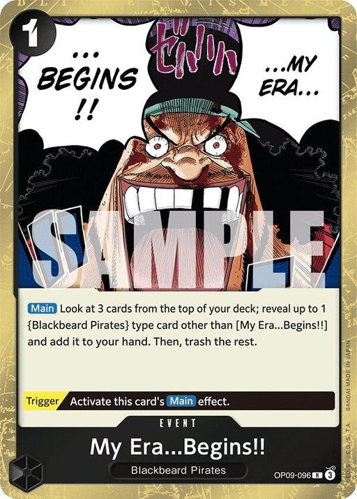 Image for My Era...Begins!! (OP09-096) (Foil) [Emperors in the New World] - One Piece Card Game