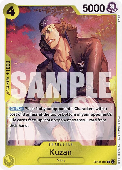 Image for Kuzan (OP09-101) (Foil) [Emperors in the New World] - One Piece Card Game