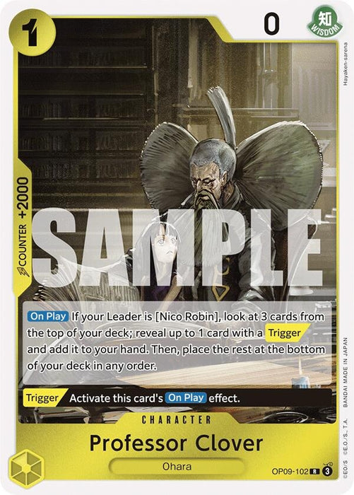 Professor Clover (OP09-102) (Foil) [Emperors in the New World]