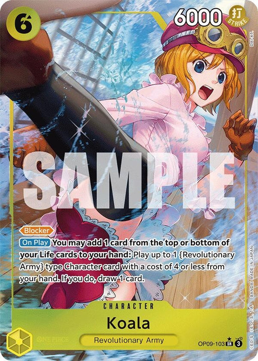 Image for Koala (Parallel) (OP09-103) (Foil) [Emperors in the New World] - One Piece Card Game