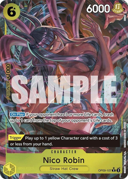 Image for Nico Robin (107) (Parallel) (OP09-107) (Foil) [Emperors in the New World] - One Piece Card Game