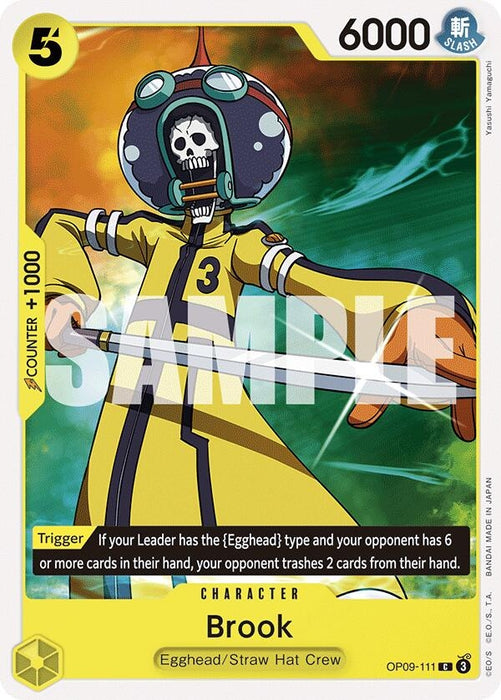 Image for Brook (111) (OP09-111) [Emperors in the New World] - One Piece Card Game