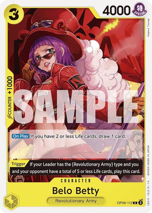 Image for Belo Betty (OP09-112) [Emperors in the New World] - One Piece Card Game