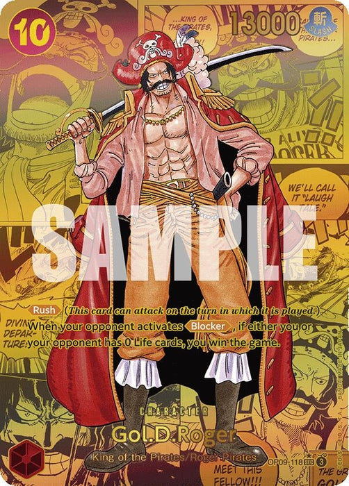 Image for Gol.D.Roger (Manga) (OP09-118) (Foil) [Emperors in the New World] - One Piece Card Game