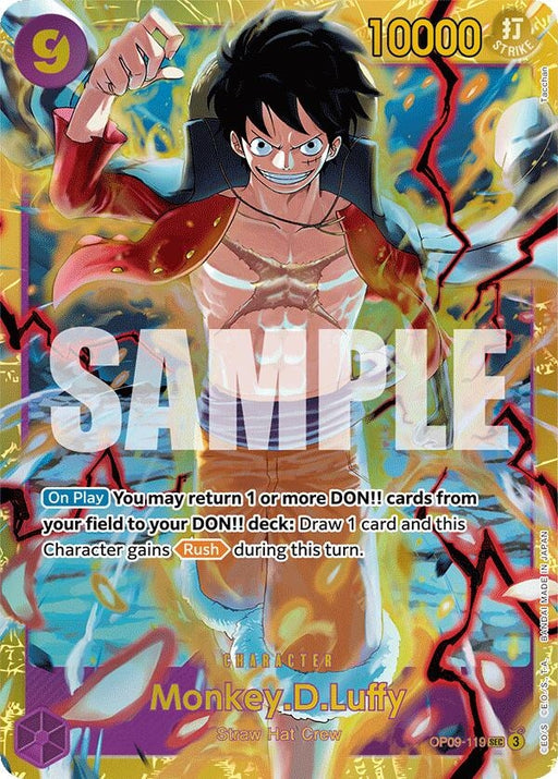 Image for Monkey.D.Luffy (119) (OP09-119) (Foil) [Emperors in the New World] - One Piece Card Game