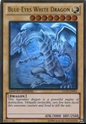 Blue-Eyes White Dragon (GLD5-EN001) Limited [Gold Series: Haunted Mine]