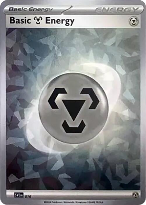 Image for Basic Metal Energy (Cracked Ice Holo) (016) (Holofoil) [SVE: Scarlet & Violet Energies] - Pokemon