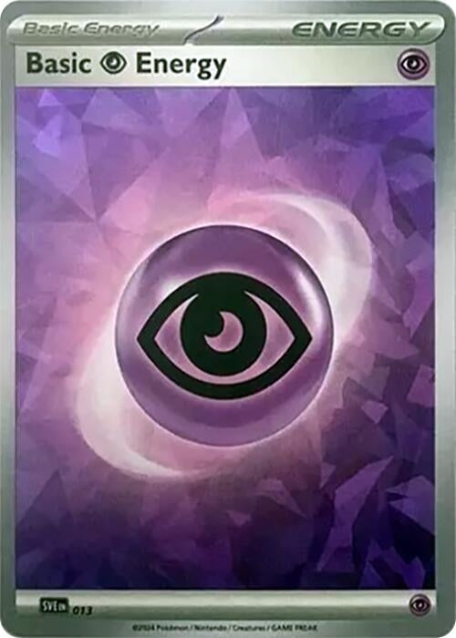 Image for Basic Psychic Energy (Cracked Ice Holo) (013) (Holofoil) [SVE: Scarlet & Violet Energies] - Pokemon
