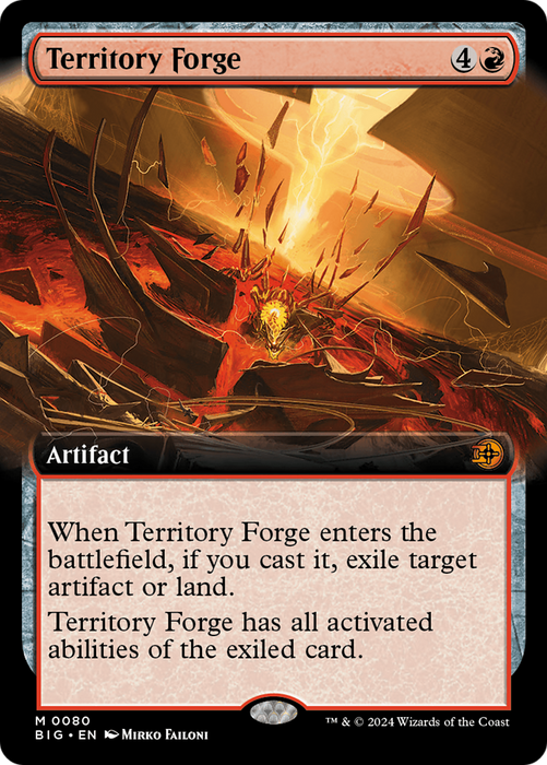 Territory Forge (Extended Art) [BIG-080] Foil - The Big Score