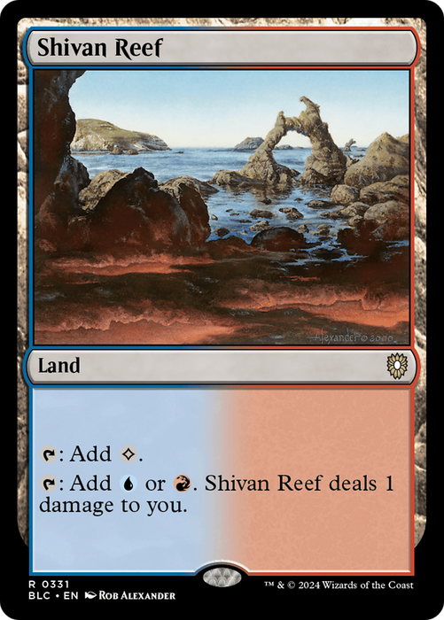 Shivan Reef [BLC-331] - Bloomburrow Commander