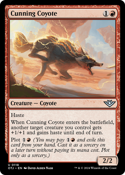 Cunning Coyote [OTJ-118] Foil - Outlaws of Thunder Junction