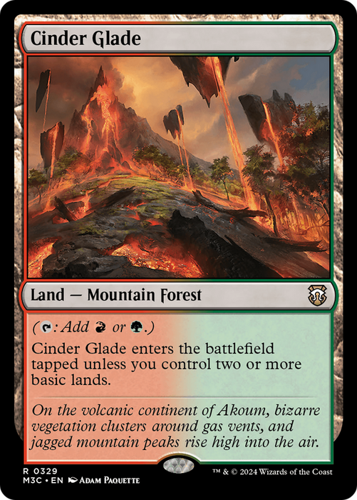 Cinder Glade [M3C-329] - Modern Horizons 3 Commander