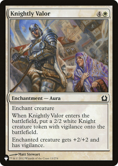 Knightly Valor [PLST-RTR-13] - The List