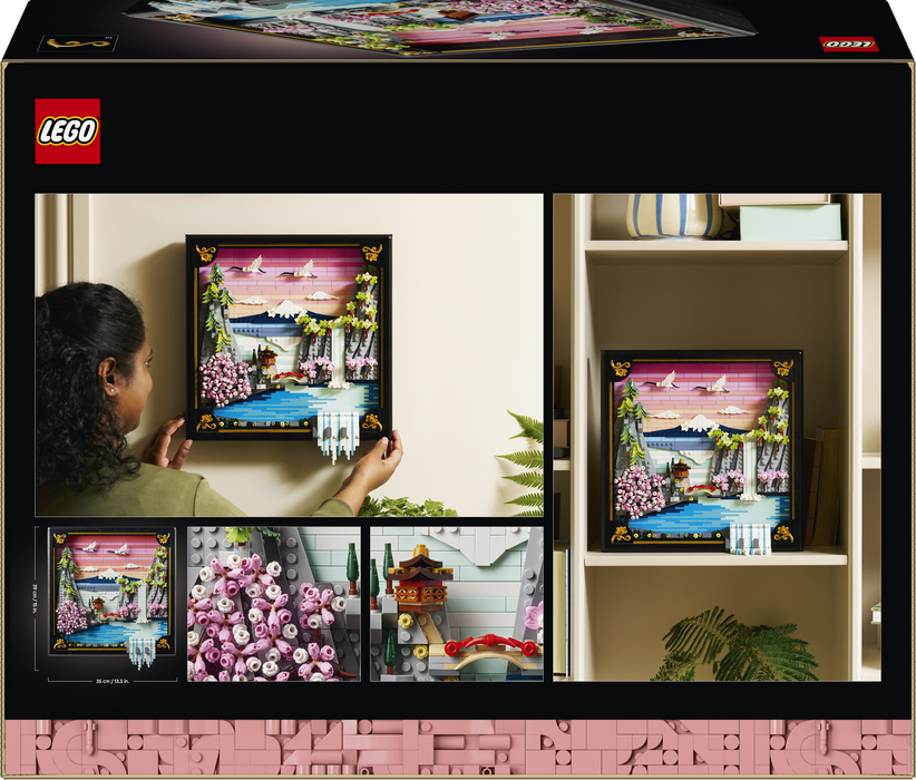 LEGO - Art - Japanese Cherry Blossom Landscape