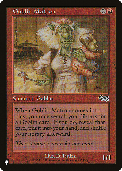 Goblin Matron [PLST-USG-191] - The List