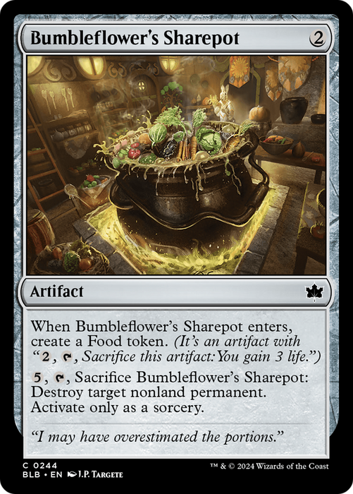 Bumbleflower's Sharepot [BLB-244] Foil - Bloomburrow