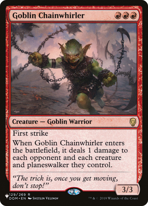 Goblin Chainwhirler [PLST-DOM-129] - The List