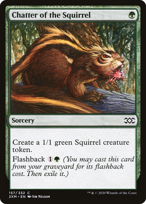 Chatter of the Squirrel [2XM-157] Foil - Double Masters