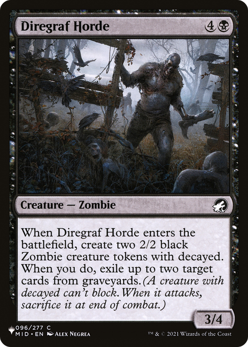 Diregraf Horde [PLST-MID-96] - The List