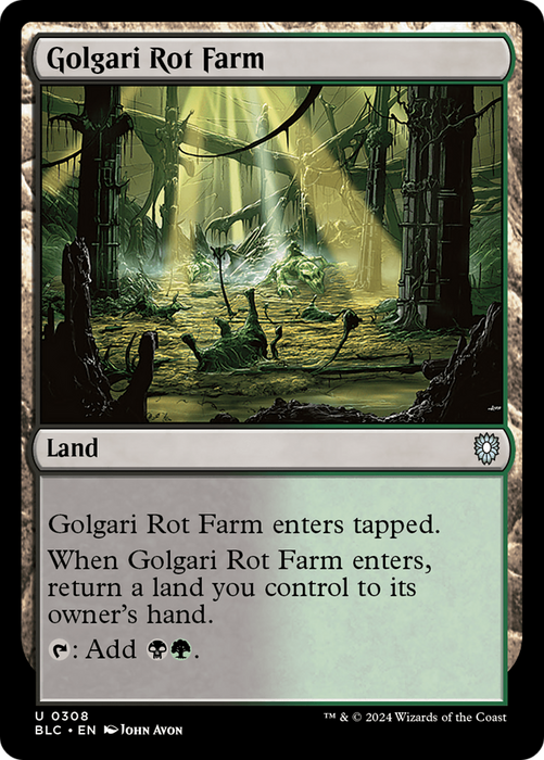 Golgari Rot Farm [BLC-308] - Bloomburrow Commander