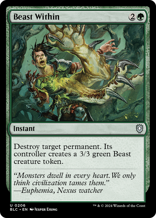 Beast Within [BLC-206] - Bloomburrow Commander