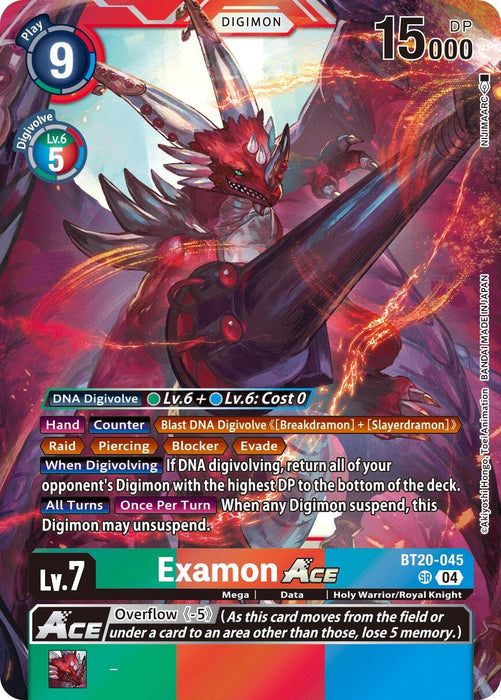 Examon ACE (BT20-045 SR) (Foil) [Release Special Booster 2.5]