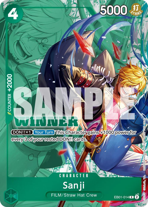 Sanji (Winner Pack 2025 Vol. 1) (EB01-014) (Foil) [One Piece Promotion Cards]