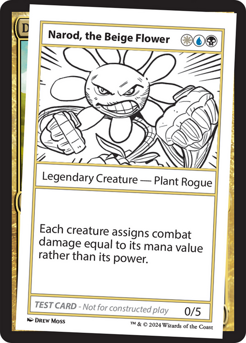 Narod, the Beige Flower [MB2-999-NTBF] - Mystery Booster 2