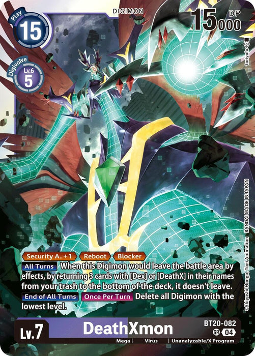 DeathXmon (BT20-082 SR) (Foil) [Release Special Booster 2.5]