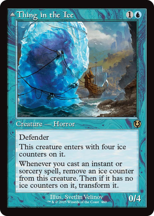 Thing in the Ice (Retro Frame) (460) [Innistrad Remastered]