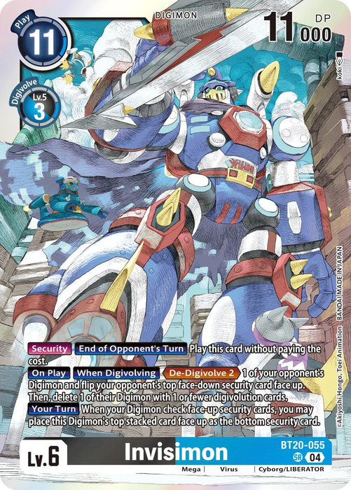 Invisimon (BT20-055 SR) (Foil) [Release Special Booster 2.5]