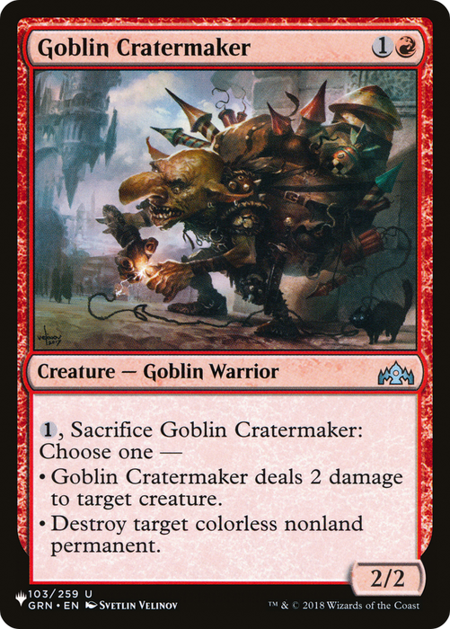 Goblin Cratermaker [PLST-GRN-103] - The List