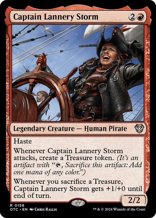 Captain Lannery Storm [OTC-158] - Outlaws of Thunder Junction Commander