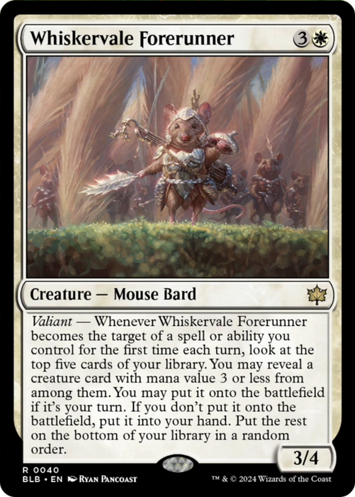 Whiskervale Forerunner [BLB-040] Foil - Bloomburrow