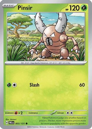 Pinsir (003/131) [SV: Prismatic Evolutions]