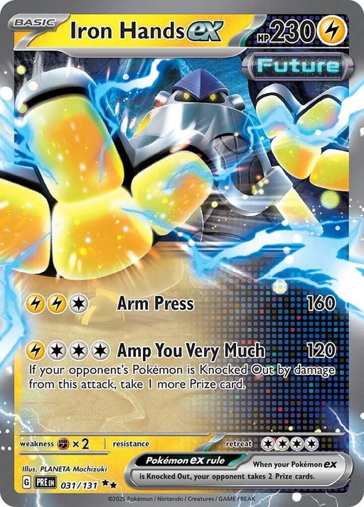 Image for Iron Hands ex (031/131) (Holofoil) [SV: Prismatic Evolutions] - Pokemon
