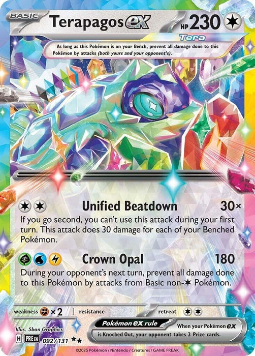 Image for Terapagos ex (092/131) (Holofoil) [SV: Prismatic Evolutions] - Pokemon
