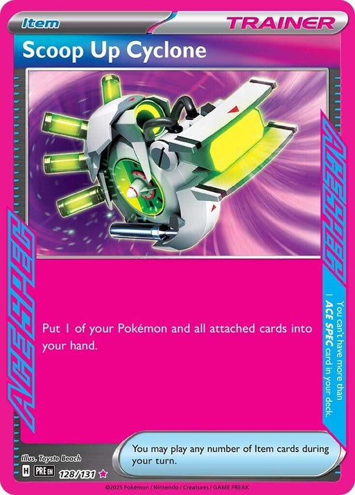 Image for Scoop Up Cyclone (128/131) (Holofoil) [SV: Prismatic Evolutions] - Pokemon
