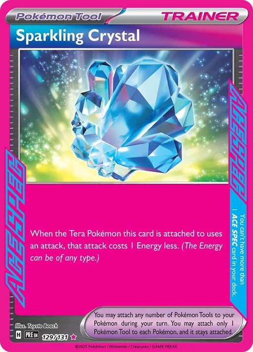 Image for Sparkling Crystal (129/131) (Holofoil) [SV: Prismatic Evolutions] - Pokemon