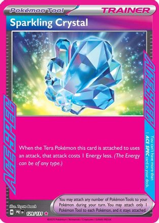 Sparkling Crystal (129/131) Holofoil [SV: Prismatic Evolutions]