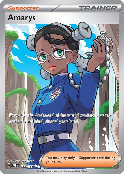 Image for Amarys (132/131) (Holofoil) [SV: Prismatic Evolutions] - Pokemon