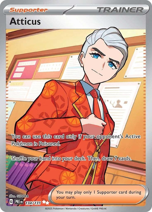 Image for Atticus (134/131) (Holofoil) [SV: Prismatic Evolutions] - Pokemon